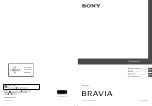 Предварительный просмотр 1 страницы Sony Bravia KLV-40ZX1 Operating Instructions Manual