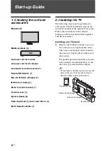 Предварительный просмотр 4 страницы Sony Bravia KLV-40ZX1 Operating Instructions Manual