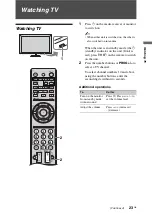 Предварительный просмотр 23 страницы Sony Bravia KLV-40ZX1 Operating Instructions Manual