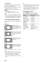 Предварительный просмотр 24 страницы Sony Bravia KLV-40ZX1 Operating Instructions Manual