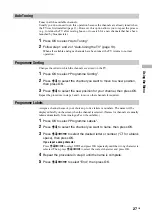 Preview for 27 page of Sony Bravia KLV-S19A10E Operating Instructions Manual