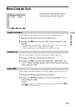 Preview for 137 page of Sony Bravia KLV-S19A10E Operating Instructions Manual