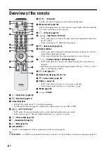 Предварительный просмотр 8 страницы Sony BRAVIA KLV-W40A10E Operating Instructions Manual