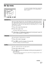 Предварительный просмотр 29 страницы Sony BRAVIA KLV-W40A10E Operating Instructions Manual