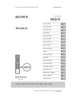 Предварительный просмотр 1 страницы Sony BRAVIA OLED KD-55A8 Reference Manual