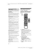 Предварительный просмотр 14 страницы Sony BRAVIA OLED KD-55A8 Reference Manual