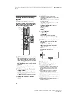 Предварительный просмотр 134 страницы Sony BRAVIA OLED KD-55A8 Reference Manual