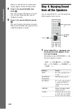 Предварительный просмотр 24 страницы Sony Bravia Theater DAVHDZ273 Operating Instructions Manual