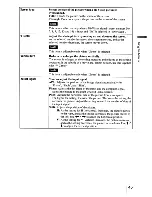 Preview for 45 page of Sony BRAVIA VPL-VW60 Operating Instructions Manual