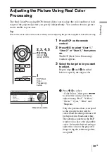 Предварительный просмотр 39 страницы Sony BRAVIA VPL-VW70 Operating Instructions Manual