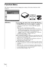 Preview for 54 page of Sony BRAVIA VPL-VW70 Operating Instructions Manual