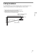 Предварительный просмотр 77 страницы Sony BRAVIA VPL-VWPRO1 Operating Instructions Manual