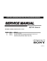 Sony Bravia XBR-40LX900 Service Manual предпросмотр