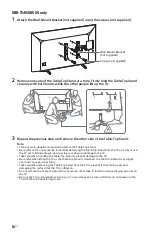 Предварительный просмотр 16 страницы Sony Bravia XBR-43X800G Reference Manual