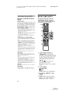 Предварительный просмотр 6 страницы Sony BRAVIA XBR-48A9S Reference Manual