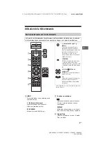 Предварительный просмотр 27 страницы Sony Bravia XBR-49X900F Reference Manual