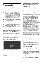 Preview for 20 page of Sony Bravia XBR-55A1E Reference Manual