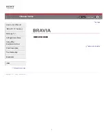 Sony BRAVIA XBR-55HX925 I-Manual предпросмотр