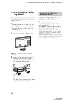 Preview for 10 page of Sony BRAVIA XBR-55X855A Operating Instructions Manual