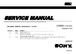 Preview for 1 page of Sony Bravia XBR-55X857D Service Manual