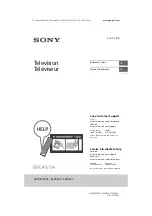 Sony Bravia XBR-55X900F Reference Manual preview