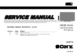 Sony BRAVIA XBR-65X850E Service Manual preview