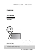 Sony Bravia XBR-65X905B Operating Instructions Manual preview