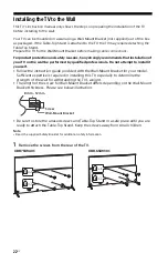 Preview for 22 page of Sony Bravia XBR-65X930C Reference Manual