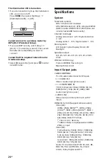 Preview for 26 page of Sony Bravia XBR-65X930C Reference Manual