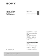 Preview for 1 page of Sony Bravia XBR-75X910C Reference Manual