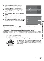 Preview for 37 page of Sony BRAVIA XBR MBT-WZ5 Operating Instructions Manual