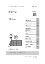 Sony BRAVIA XR 55A7 K Series Reference Manual предпросмотр