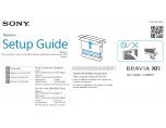 Предварительный просмотр 1 страницы Sony Bravia XR-77A80CK Setup Manual