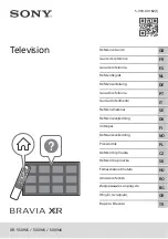 Sony BRAVIA XR XR-50X9 S Series Reference Manual предпросмотр