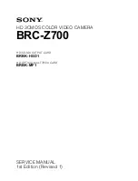 Sony BRBK-HSD1 Service Manual preview