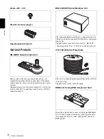 Preview for 8 page of Sony BRC-300 Operating Instructions Manual