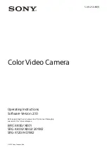 Sony BRC-X400 Operating Instructions Manual preview