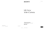 Sony BRC-Z330 Operating Instructions Manual preview