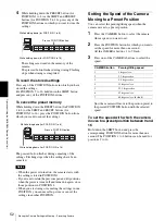 Preview for 52 page of Sony BRC-Z700 - CCTV Camera Operating Instructions Manual