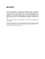 Sony BRCH900 Brochure предпросмотр