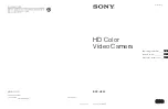 Preview for 1 page of Sony BRCH900 Operating Instructions Manual