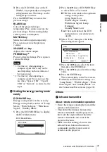 Preview for 7 page of Sony BrightEra VPL-SW526M Operating Instructions Manual