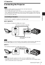 Preview for 9 page of Sony BrightEra VPL-SW526M Operating Instructions Manual