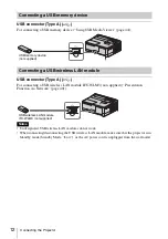 Preview for 12 page of Sony BrightEra VPL-SW526M Operating Instructions Manual