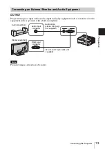 Preview for 13 page of Sony BrightEra VPL-SW526M Operating Instructions Manual