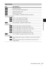 Preview for 47 page of Sony BrightEra VPL-SW526M Operating Instructions Manual