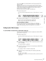 Предварительный просмотр 57 страницы Sony BRS-200 Operating Instructions Manual