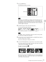 Предварительный просмотр 73 страницы Sony BRS-200 Operating Instructions Manual