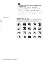 Предварительный просмотр 74 страницы Sony BRS-200 Operating Instructions Manual