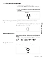 Предварительный просмотр 105 страницы Sony BRS-200 Operating Instructions Manual